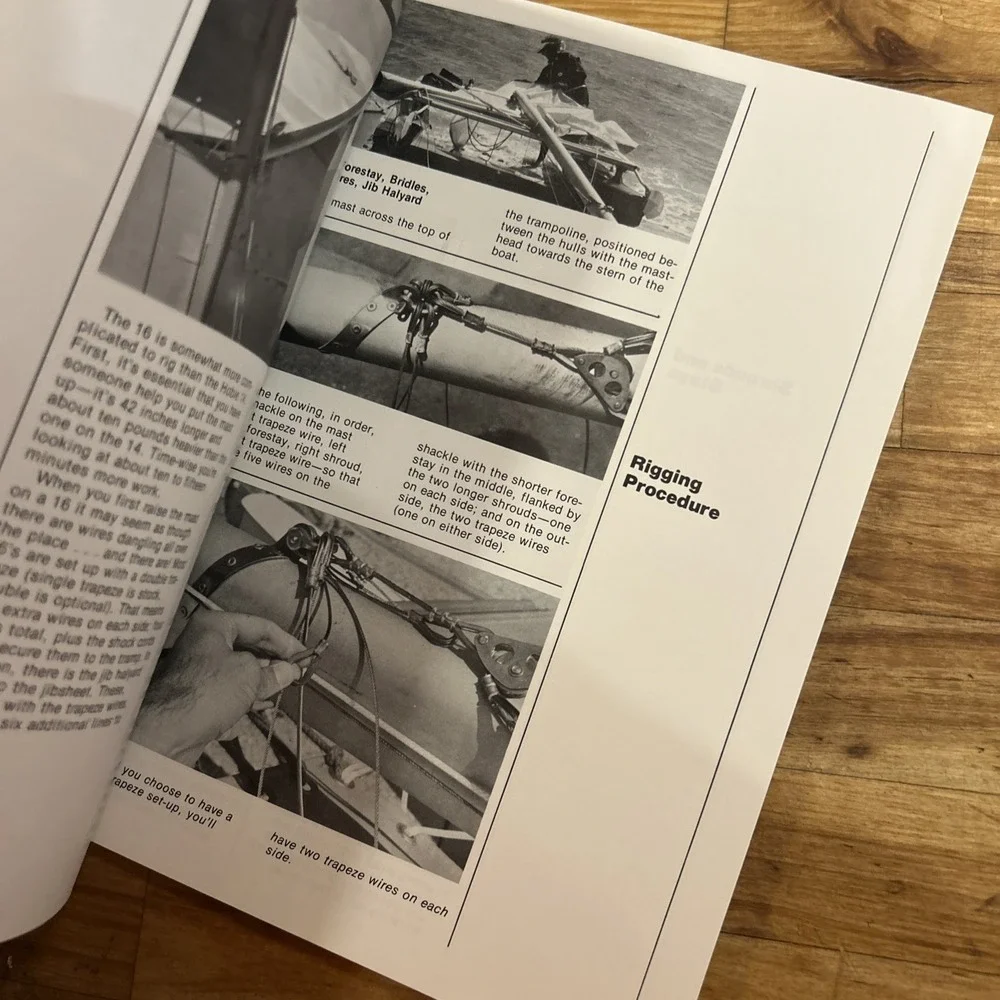 HOBIE CAT SAILING BY JAKE GRUB 1979 SOFTCOVER BOOK